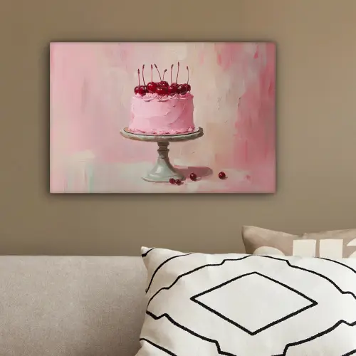 Taart - Pink - Cherry canvas 2cm klein -sfeer3