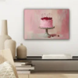 Taart - Pink - Cherry canvas 2cm klein -sfeer6