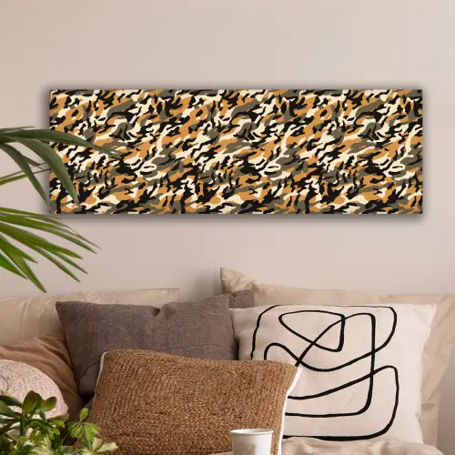 Camouflage - Aardetinten - Patroon canvas 2cm klein 828 -sfeer1