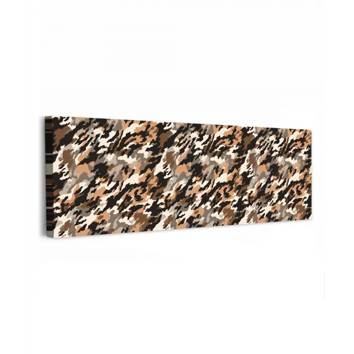 Camouflage - Patroon - Beige - Bruin canvas 2cm klein 828 -z3d