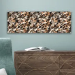 Camouflage - Patroon - Beige - Bruin canvas 2cm klein 828 -sfeer4