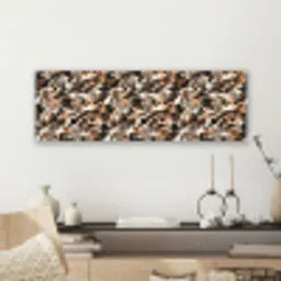 Camouflage - Patroon - Beige - Bruin canvas 2cm klein 828 -sfeer6