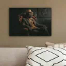 Kat - Pak - Oranje - Sigaar canvas 2cm klein -sfeer3