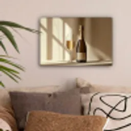 Champagne - Beige - Schaduw - Bubbels canvas 2cm klein -sfeer1