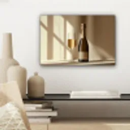 Champagne - Beige - Schaduw - Bubbels canvas 2cm klein -sfeer6