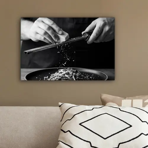 Kaas - Pasta - Rasp canvas 2cm klein -sfeer3