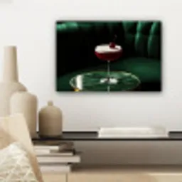 Kers - Cocktail - Rood - Marmer canvas 2cm klein -sfeer6