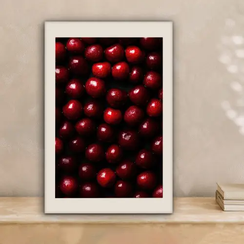 Kersen - Rood canvas 2cm klein -sfeer1