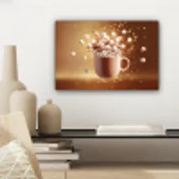 Chocomelk - Drinken - Warm - Bruin canvas 2cm klein -sfeer6