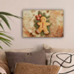 Kerstmis - Koekje - Poppetje - Speculaas canvas 2cm klein -sfeer1