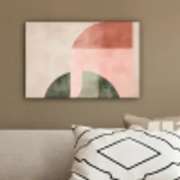 Cirkel - Abstract - Roze canvas 2cm klein -sfeer3