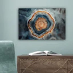 Cirkel - Ringen - Steen - Tinten canvas 2cm klein -sfeer4