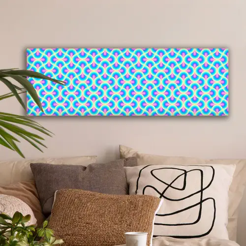 Cirkels - Neon - Bogen canvas 2cm klein 828 -sfeer1