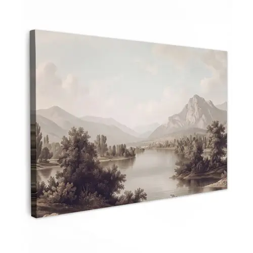 Klassiek - Landschap - Sereen canvas 2cm klein -z3d