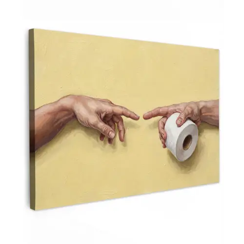Klassiek - Kunst - Humor canvas 2cm klein -z3d