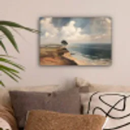 Klif - Zee - Boom canvas 2cm klein -sfeer1