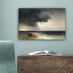 Kust - Golven - Rots - Storm canvas 2cm klein -sfeer4
