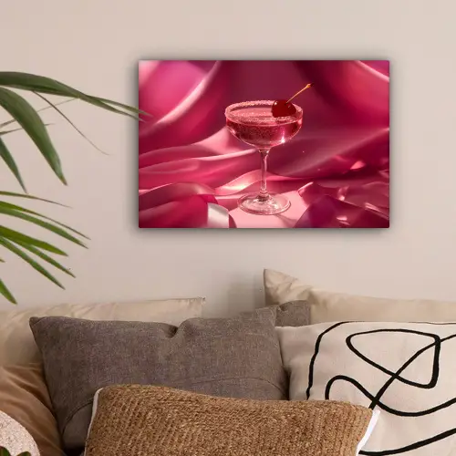 Cocktail - Pink - Luxe canvas 2cm klein -sfeer1