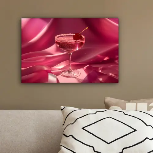 Cocktail - Pink - Luxe canvas 2cm klein -sfeer3