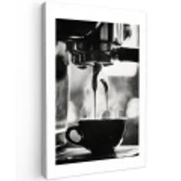 Coffee - Espresso - Koffiemachine - Kop canvas 2cm klein -z3d