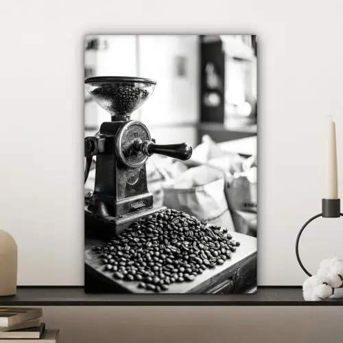 Koffiemolen - Gemalen - Vintage canvas 2cm klein -sfeer6