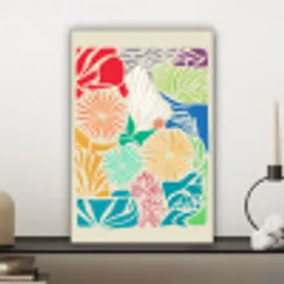 Kleurrijk - Abstract - Bloemen - Patronen canvas 2cm klein -sfeer6