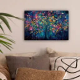 Kleurrijk - Boom - Magisch - Abstract canvas 2cm klein -sfeer1