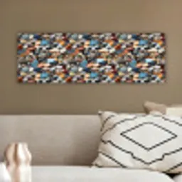 Kleuren - Strepen - Kiezels canvas 2cm klein 828 -sfeer3