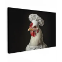 Kok - Rood - Kip canvas 2cm klein -z3d