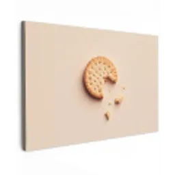 Koekje - Kruimels - beige canvas 2cm klein -z3d