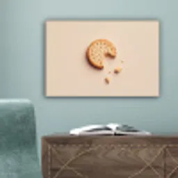 Koekje - Kruimels - beige canvas 2cm klein -sfeer4