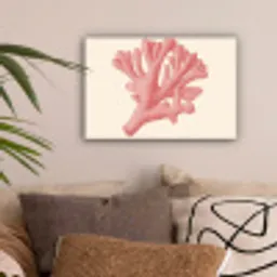 Koraal - Stipjes - Roze canvas 2cm klein -sfeer1