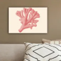 Koraal - Stipjes - Roze canvas 2cm klein -sfeer3