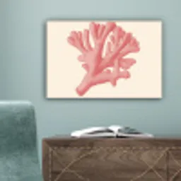 Koraal - Stipjes - Roze canvas 2cm klein -sfeer4