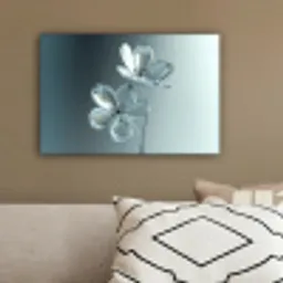 Kristal - Bloemen - Grijs canvas 2cm klein -sfeer3