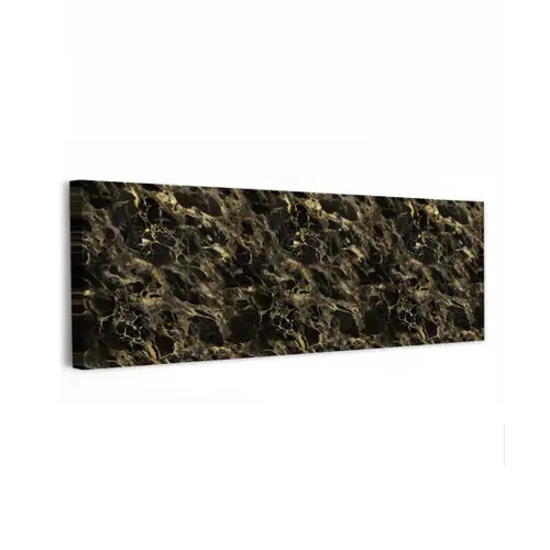 Kristal - Goud - Zwart - Marmer canvas 2cm klein 828 -z3d