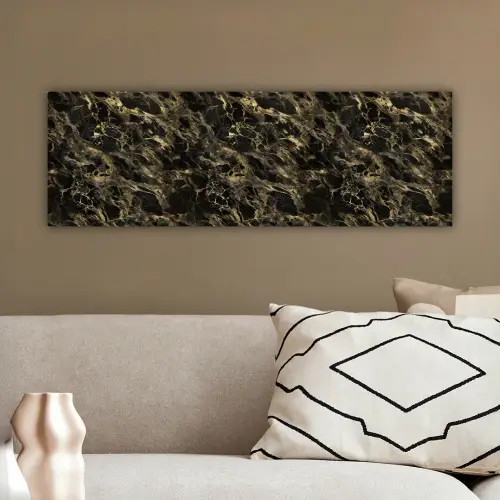 Kristal - Goud - Zwart - Marmer canvas 2cm klein 828 -sfeer3