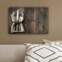 Bestek - Strikje - Zilver canvas 2cm klein -sfeer3
