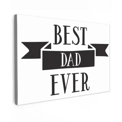 Papa - Quote - Beste papa canvas 2cm klein -z3d