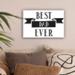 Papa - Quote - Beste papa canvas 2cm klein -sfeer1