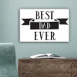Papa - Quote - Beste papa canvas 2cm klein -sfeer4