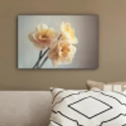 Narcissen - Geel - Bloemblaadjes canvas 2cm klein -sfeer3