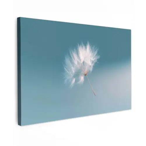 Paardenbloempluisje - Blauw - Lucht canvas 2cm klein -z3d