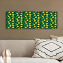 Donkergroen - Ananas - Bladeren canvas 2cm klein 828 -sfeer3