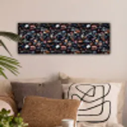 Donker - Kiezels - Glans canvas 2cm klein 828 -sfeer1