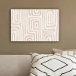 Decoratief - Labyrint - Beige canvas 2cm klein -sfeer3