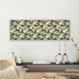 Woestijncamouflage - Zandkleurig - Groen - Patroon canvas 2cm klein 828 -sfeer6