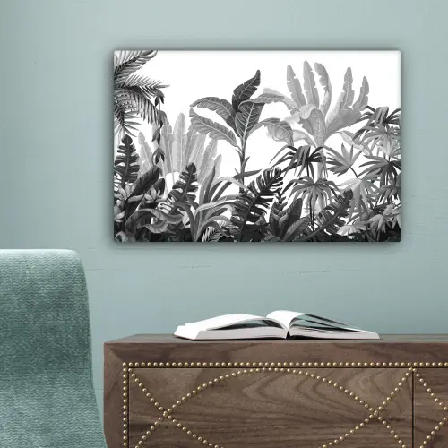Design - Bladeren - Planten canvas 2cm klein -sfeer4