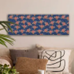Disco - Blauw - Patroon canvas 2cm klein 828 -sfeer1