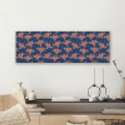 Disco - Blauw - Patroon canvas 2cm klein 828 -sfeer6